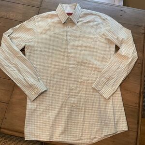 𝅺hugo Hugo Boss plaid shirt